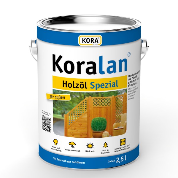 Koralan Holzöl Spezial Bangkirai farbig