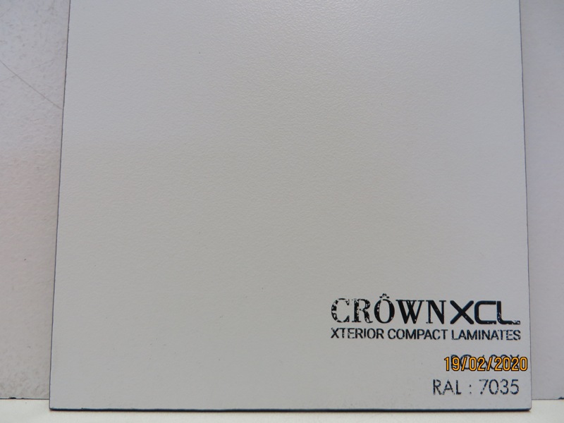 Kompaktplatte RC602X lichtgrau ähnlich RAL 7035
